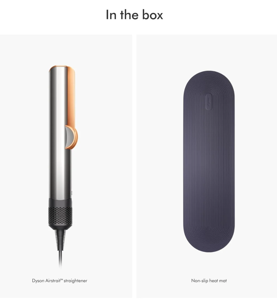 Dyson Airstrait straightener (Nickel/Copper)