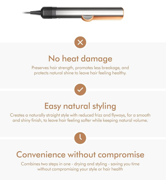 Dyson Airstrait straightener (Nickel/Copper)